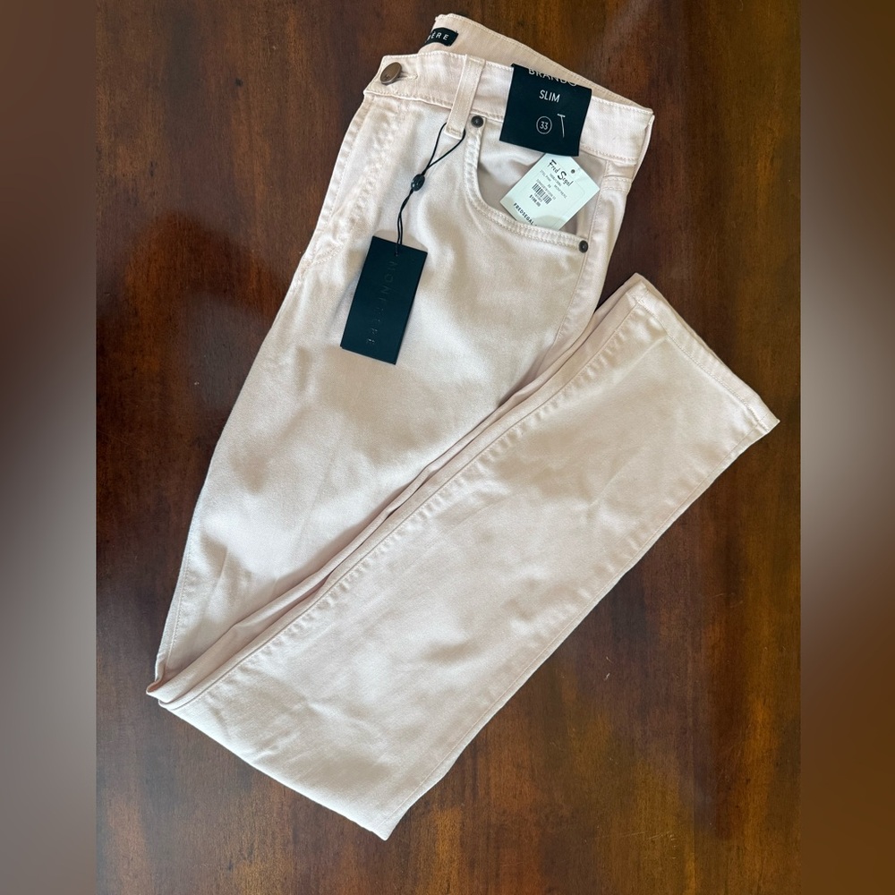 Monfrere Men's Skinny Jeans - Light Pink